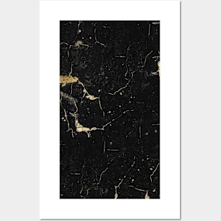 Marble Black Gold Posters and Art